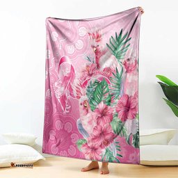 Australia Cockatoos Breast Cancer Blanket Faith Hope Love LT05
