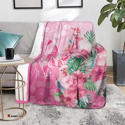 Australia Cockatoos Breast Cancer Blanket Faith Hope Love LT05
