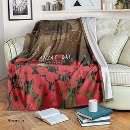 Australia - New Zealand ANZAC Lone Pine Blanket The Last Post LT7
