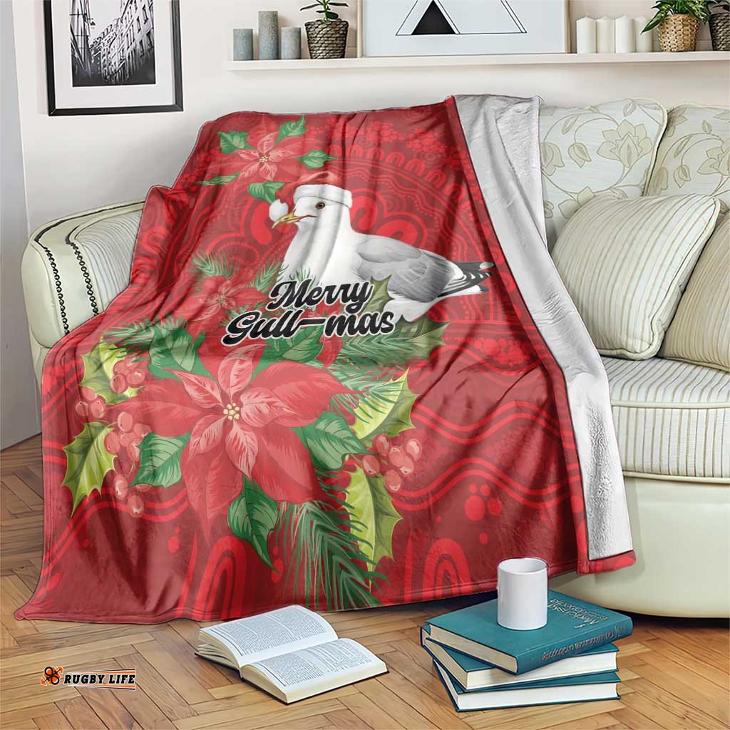 Australian Silver Gull Blanket Aboriginal Inspired Christmas LT9