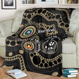 Collingwood NAIDOC Week 2026 Personalised Blanket 50 Years of Deadly Aboriginal Art LT14