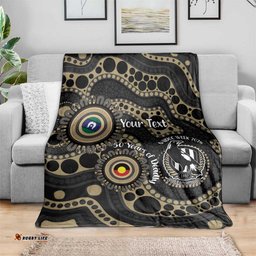 Collingwood NAIDOC Week 2026 Personalised Blanket 50 Years of Deadly Aboriginal Art LT14