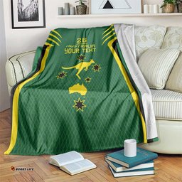 Australia Day 26 January Personalised Blanket With National Color LT9