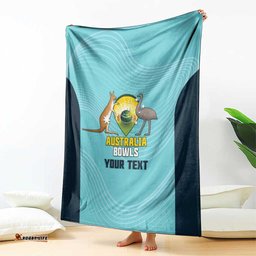 Custom Bowls Australia Blanket Teal Color Curve Sporty LT14
