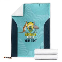 Custom Bowls Australia Blanket Teal Color Curve Sporty LT14