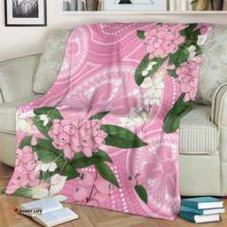 Australia Lilly Pilly Riberry Blanket Aussie Native Flowers Indigenous Art LT14