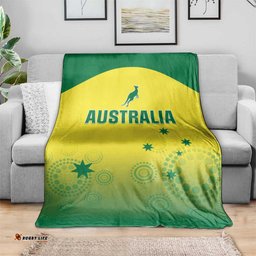 Australia Cricket Blanket Go Champions Aussies LT05