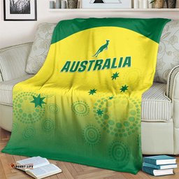 Australia Cricket Blanket Go Champions Aussies LT05