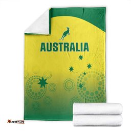 Australia Cricket Blanket Go Champions Aussies LT05