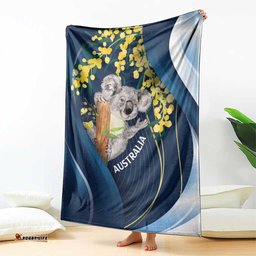 Australia Day Blanket Koala Blue Modern Vibe LT7