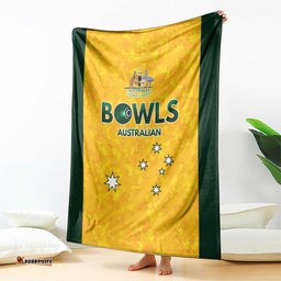 Australian Lawn Bowls Blanket Aussie Minimalist Style LT9