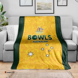 Australian Lawn Bowls Blanket Aussie Minimalist Style LT9