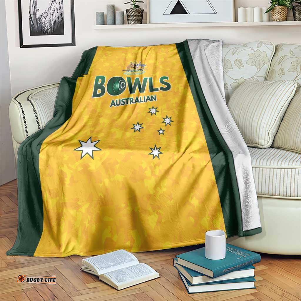 Australian Lawn Bowls Blanket Aussie Minimalist Style LT9