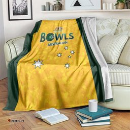 Australian Lawn Bowls Blanket Aussie Minimalist Style LT9