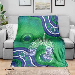 Australia Torres Strait Islanders Blanket Dhari Aboriginal Pattern LT14