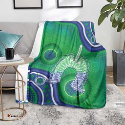 Australia Torres Strait Islanders Blanket Dhari Aboriginal Pattern LT14