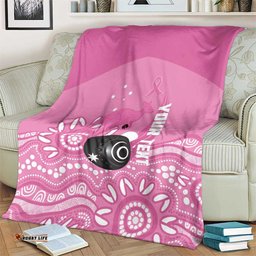 Custom Bowls Australia Breast Cancer Blanket Pink Ribbon Kangaroo Aboriginal Art LT14
