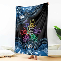Autism Awareness Australia Indigenous Blanket We All Have Different Abilities LT14