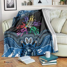 Autism Awareness Australia Indigenous Blanket We All Have Different Abilities LT14