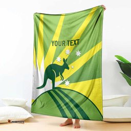 Custom Australia Cricket Blanket Go Champions Aussies LT14