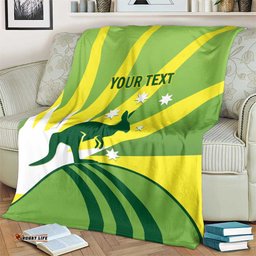 Custom Australia Cricket Blanket Go Champions Aussies LT14