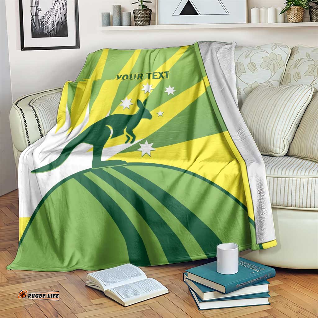 Custom Australia Cricket Blanket Go Champions Aussies LT14
