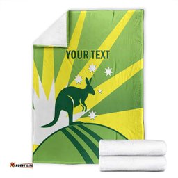 Custom Australia Cricket Blanket Go Champions Aussies LT14