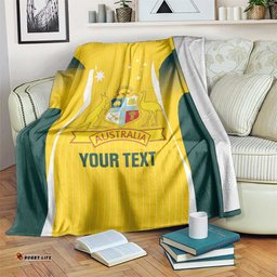 Custom Australia Cricket Blanket Go Champions Aussie LT14