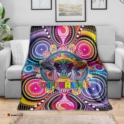 Australia Indigenous Autism Awareness Blanket Its Okay To Be Different LT05
