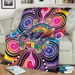 Australia Indigenous Autism Awareness Blanket Its Okay To Be Different LT05