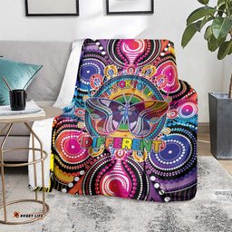 Australia Indigenous Autism Awareness Blanket Its Okay To Be Different LT05
