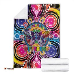 Australia Indigenous Autism Awareness Blanket Its Okay To Be Different LT05