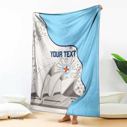 Custom New South Wales Cricket Blanket Go NSW - Aboriginal Art LT14