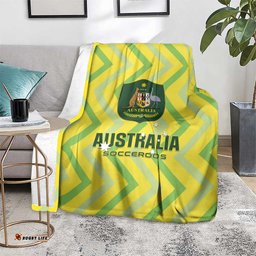 Australia Socceroos 2025 Blanket Forever Golden LT01