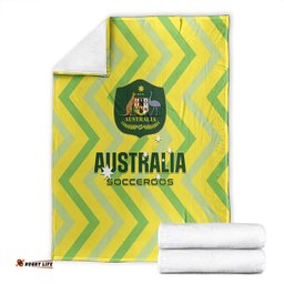 Australia Socceroos 2025 Blanket Forever Golden LT01
