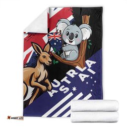 Australia Kangaroo Koala Together Blanket Special Edition LT01