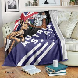 Australia Kangaroo Koala Together Blanket Special Edition LT01