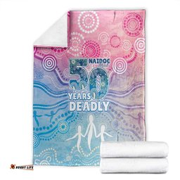 Australia NAIDOC Week 2026 50 Years Deadly Blanket Celestial Glows LT7