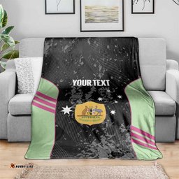 Custom Australia Matildas 2026 Blanket Come On Aussie Grunge Style LT14