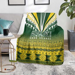 Cook Islands Rugby Blanket Kuki Avaiki LT7