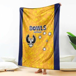 Australian South Australia Lawn Bowls Blanket Aussie Minimalist Style LT9