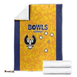 Australian South Australia Lawn Bowls Blanket Aussie Minimalist Style LT9