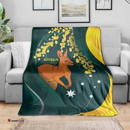 Australia Day Blanket Kangaroo National Color LT7