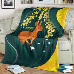 Australia Day Blanket Kangaroo National Color LT7