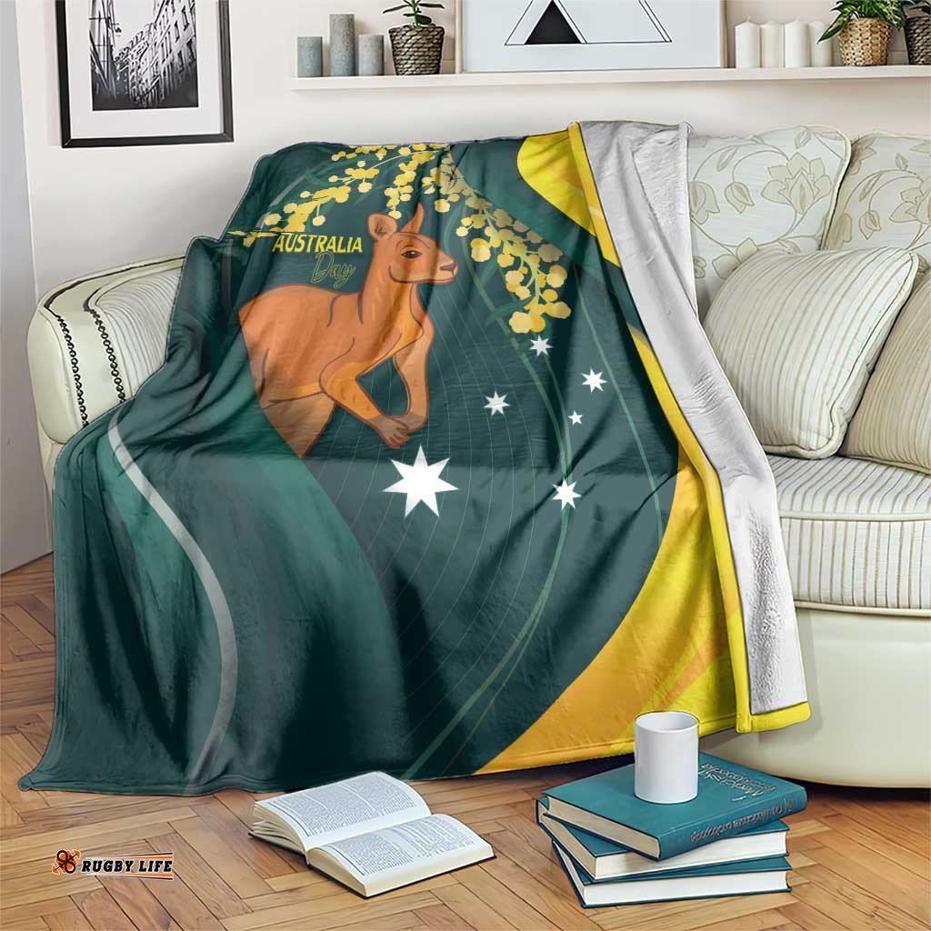 Australia Day Blanket Kangaroo National Color LT7