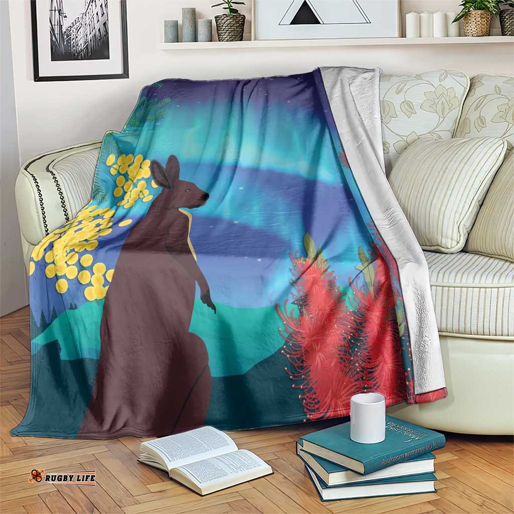 Australia Northern Lights Scenery Blanket LT7