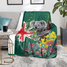 Australia Day Koala Blanket Aussie Aussie Aussie Oi Oi Oi National Color LT9