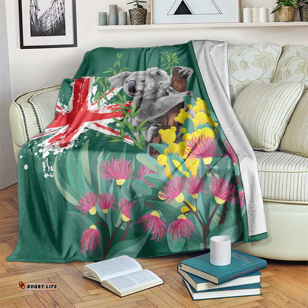 Australia Day Koala Blanket Aussie Aussie Aussie Oi Oi Oi National Color LT9