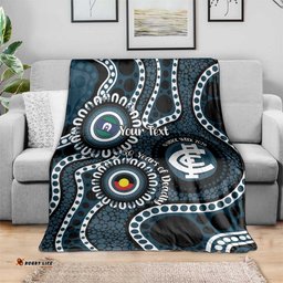 Carlton NAIDOC Week 2026 Personalised Blanket 50 Years of Deadly Aboriginal Art LT14