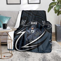 Carlton Navy Blanket Captain With Aboriginal Art DT05